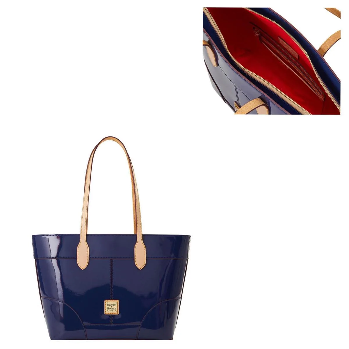 Dooney & Bourke Indigo Patent Tote