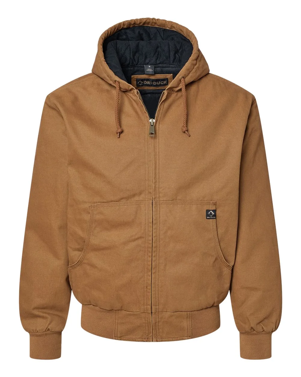 Dri Duck® Cheyenne Hooded Boulder Cloth™ Hooded Jacket w/Tricot Quilt Lining view 7
