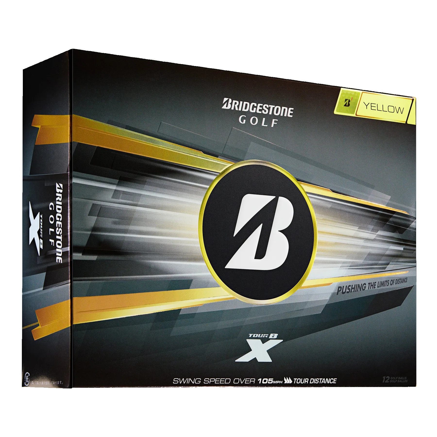 Bridgestone TOUR B X Golf Balls - Yellow