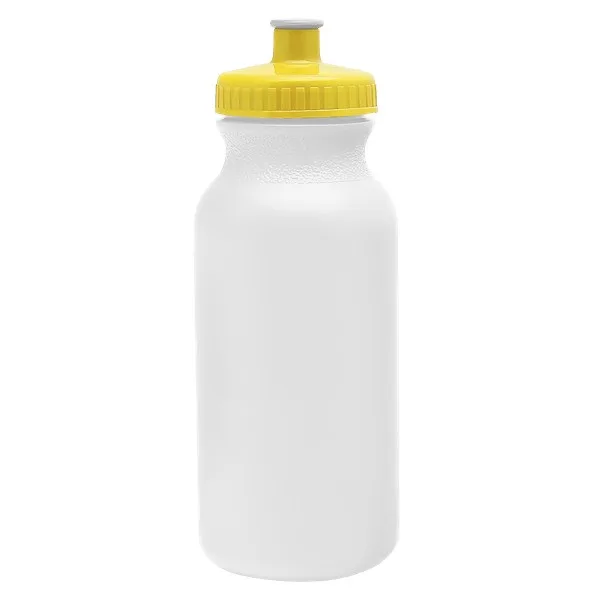 Circuit 20oz Bike Bottle - White w/Push-Pull Lid view 3