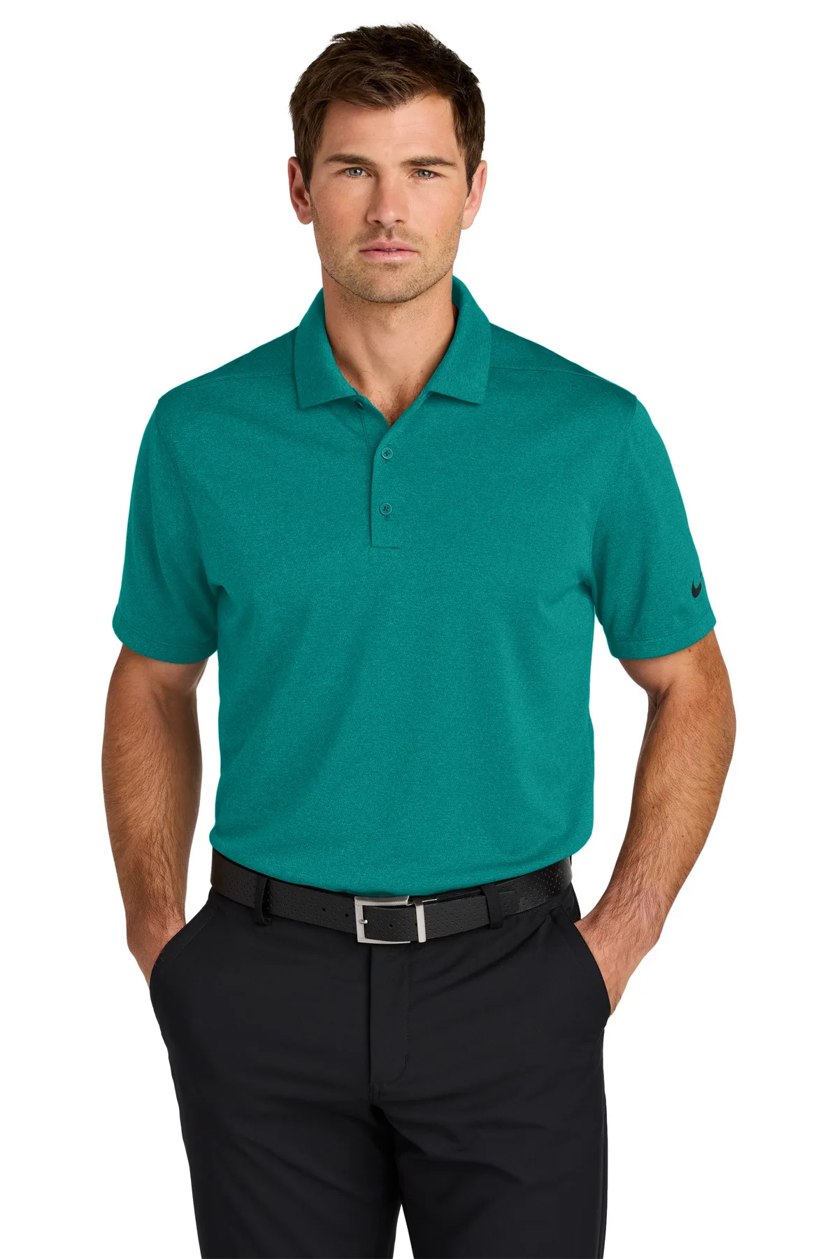 Nike Dri-FIT Smooth Heather Polo view 2