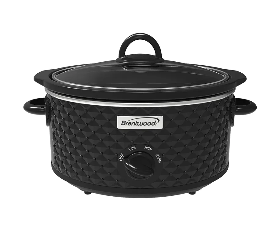 3.5 Quart Diamond Pattern Slow Cooker