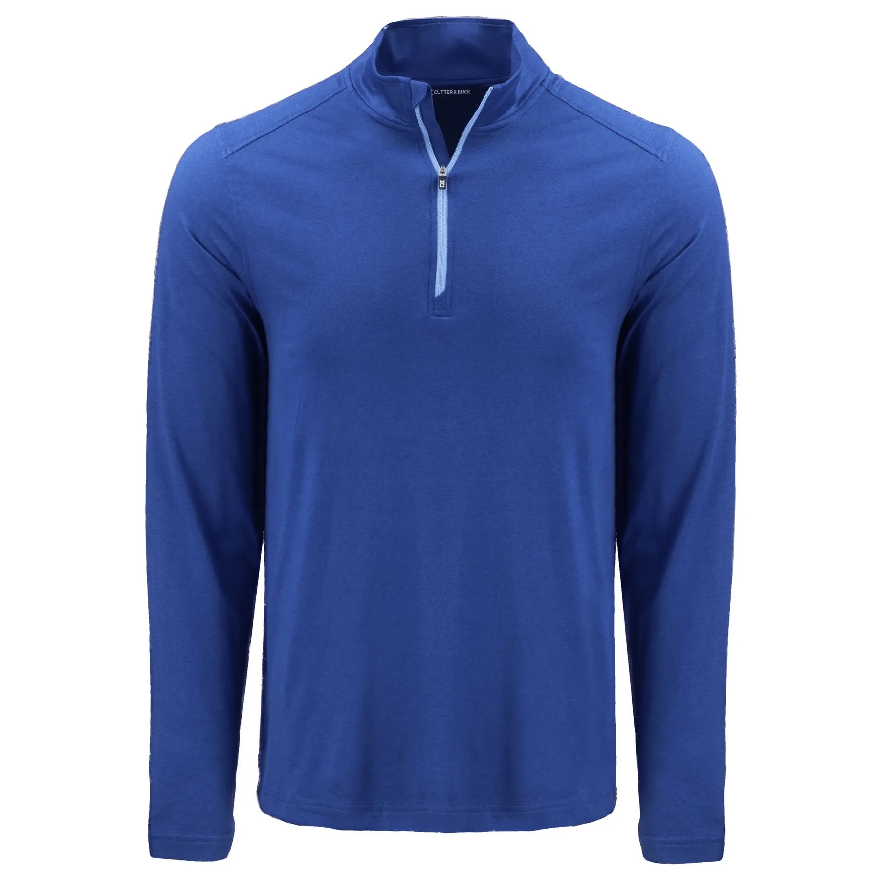 Cutter & Buck Coastline Recycled Double Peached Mens Quarter Zip Pullover view 5