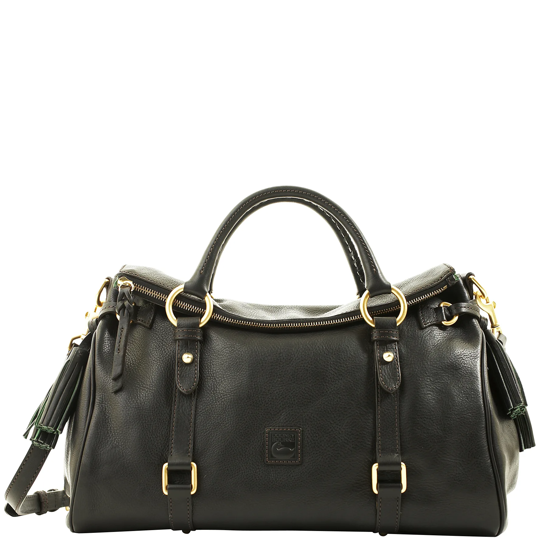 Dooney & Bourke Florentine Black Trim Large Satchel