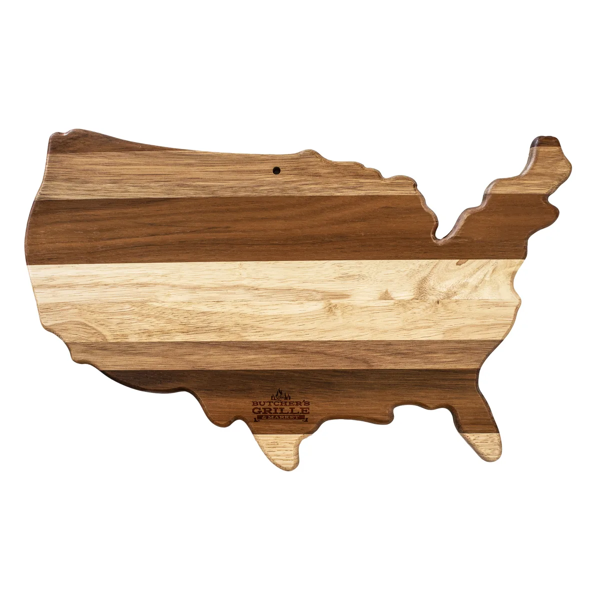 Rock & Branch® Shiplap Series USA Shaped Wood Serving & Cutting Board