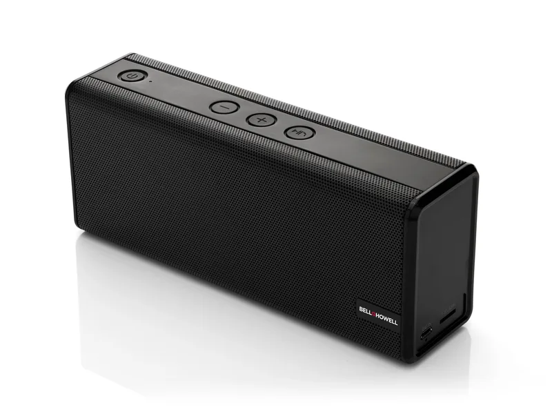 Bell+Howell True Wireless Stereo Bluetooth Speaker-Blk
