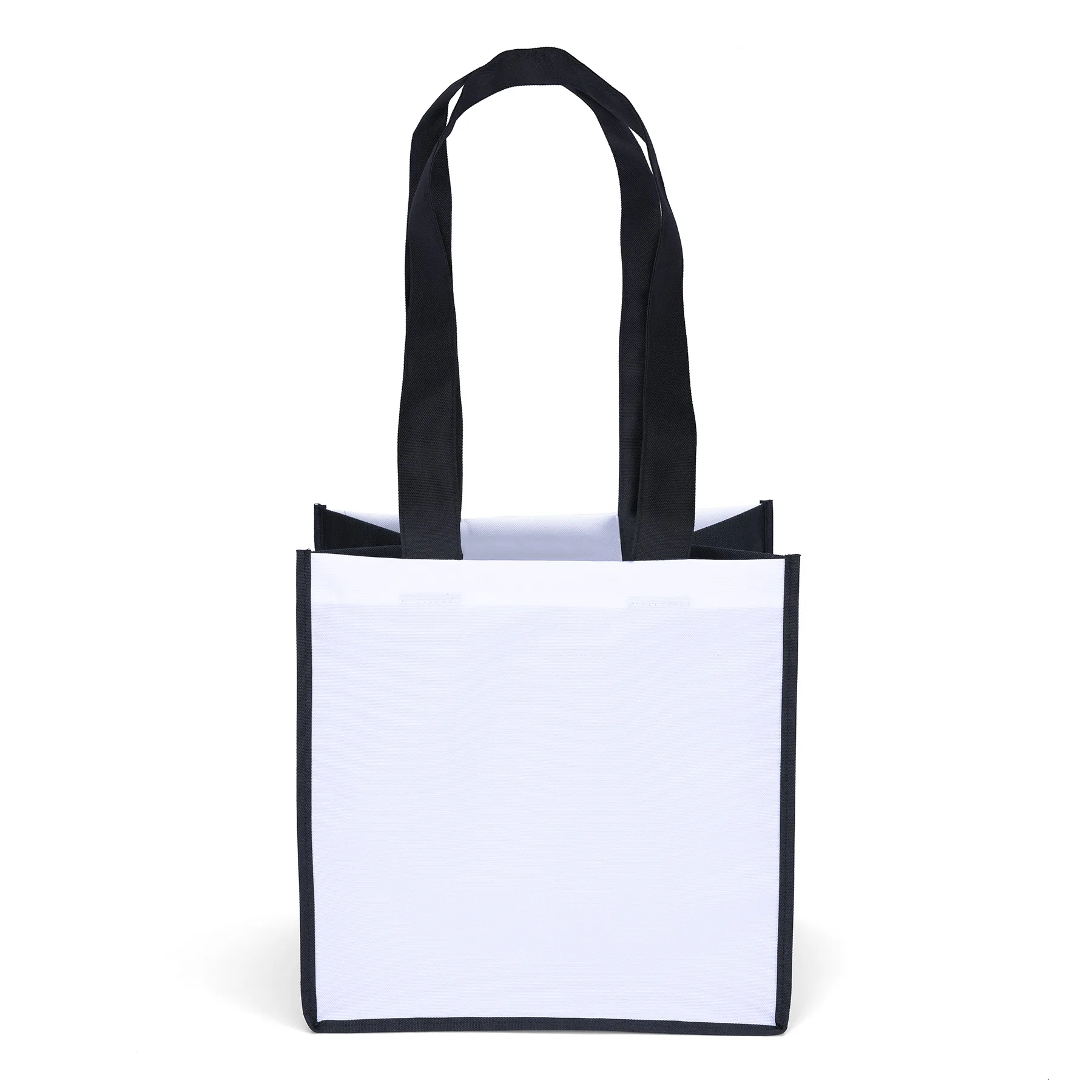 Carol™ - Heavy-Duty Polyester Totes - Sublimation-1 Side (12" x 8" x 12") view 2