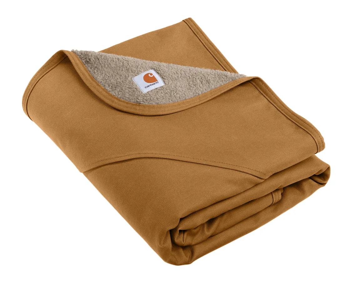 Carhartt® Firm Duck Sherpa-Lined Blanket