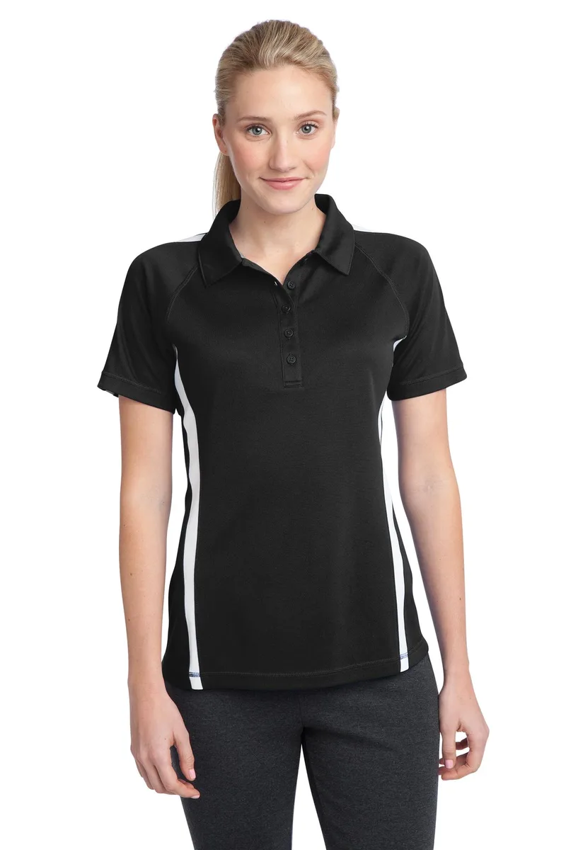 Sport-Tek® Women's PosiCharge® Micro-Mesh Colorblock Polo.