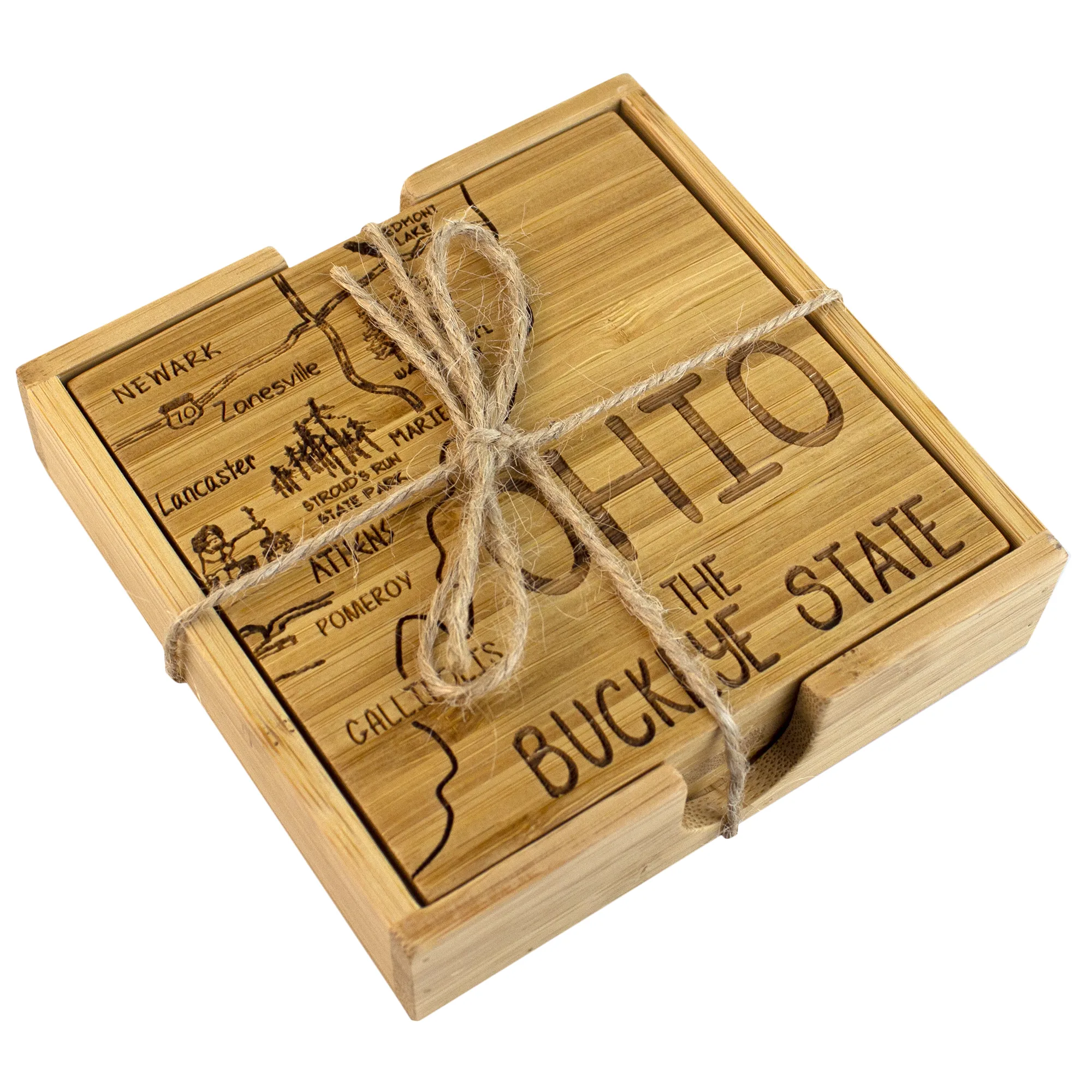 Ohio Puzzle Coaster Set view 5