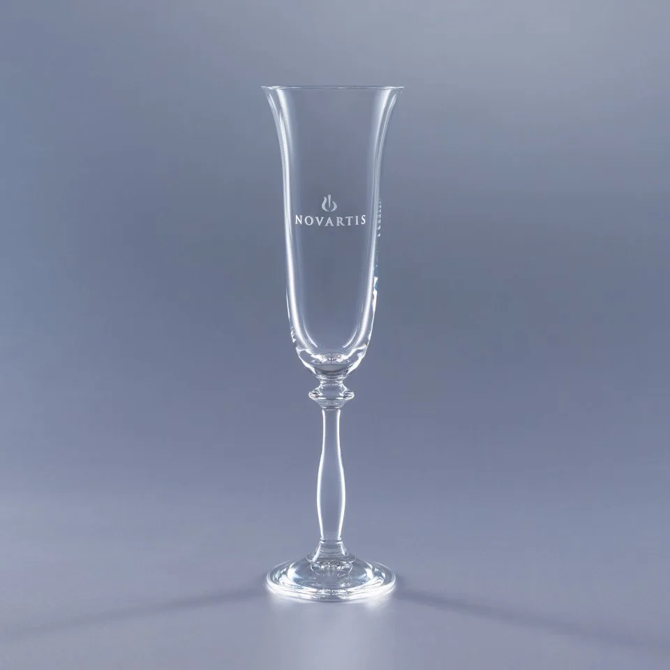 7 Oz. Angela Champagne Flute Glass (Set of 2)