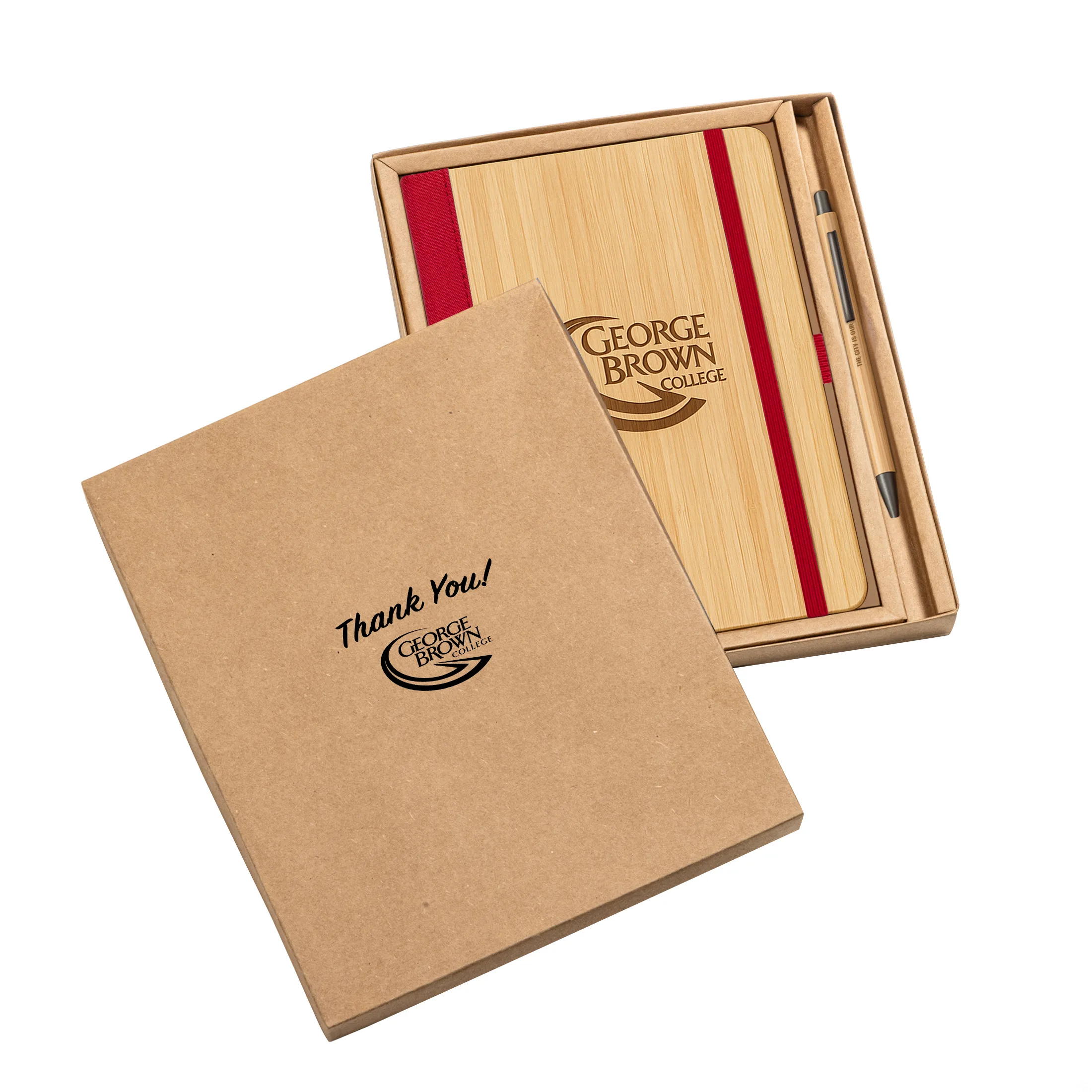 Lucky Pen Gift Set, Red / Gun Metal