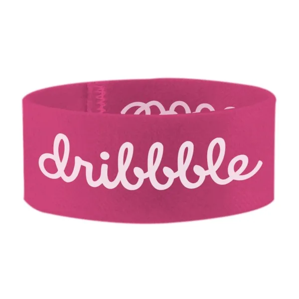 1" H x 7" L Dye-Sublimated Stretchy Elastic Bracelet view 2
