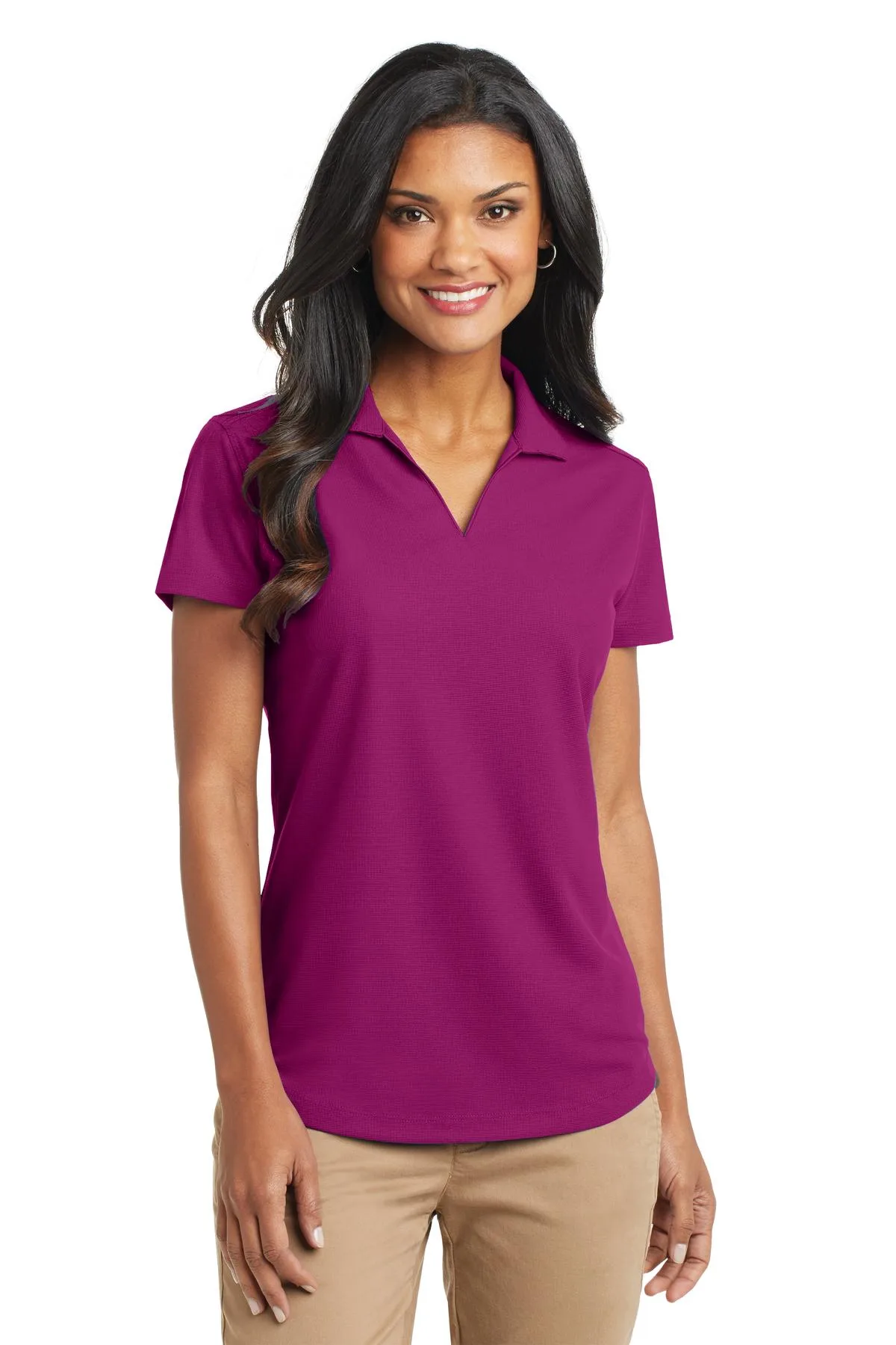 Port Authority® Women's Dry Zone® Grid Polo. view 6