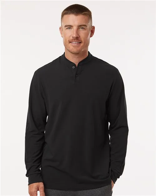 Adidas® Henley Long Sleeve Tee