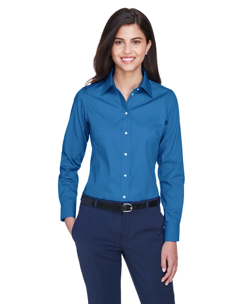 Devon and Jones® Women's Crown Collection® Oxford Long Sleeve Woven Dress Shirt