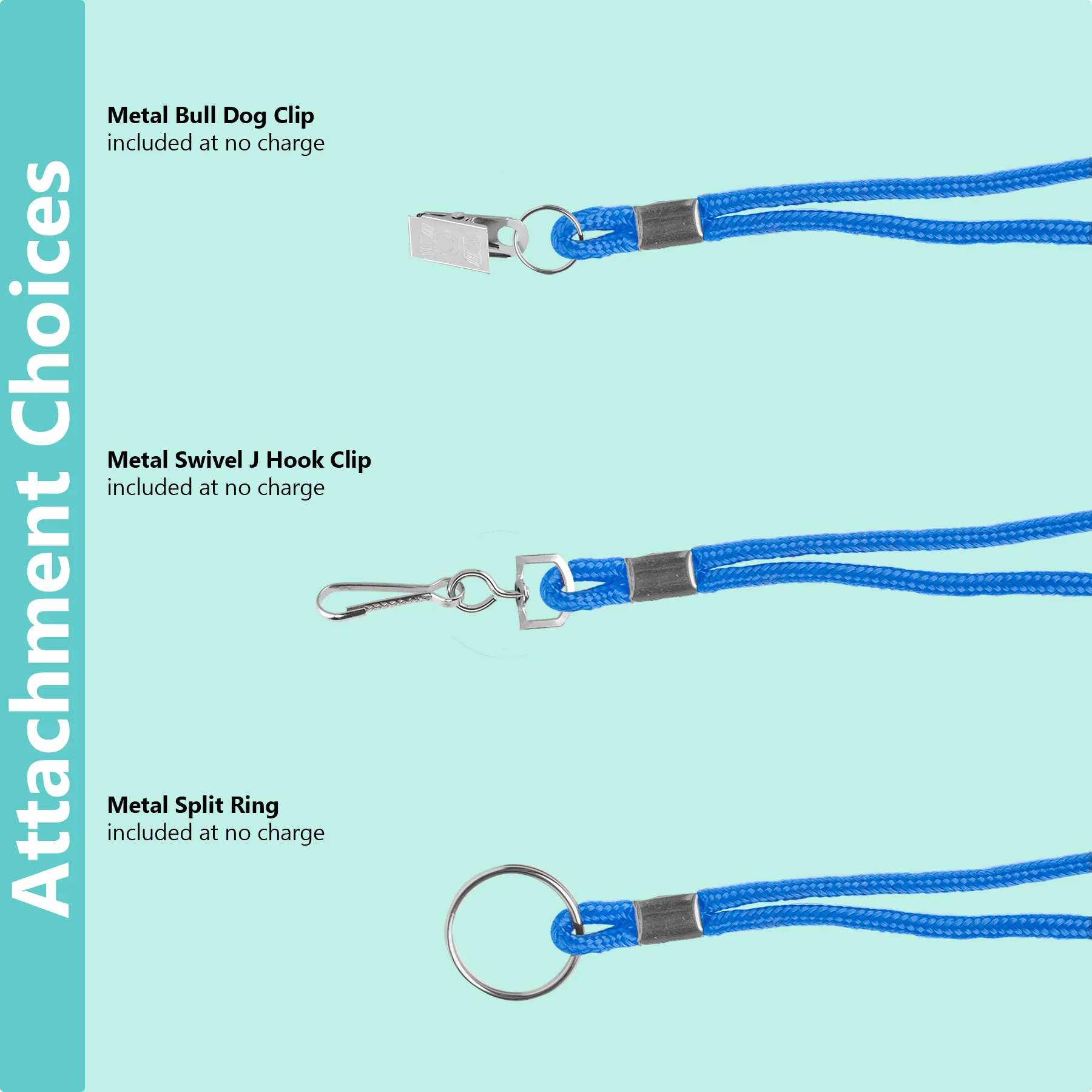 Braided "Bling" Lanyard w/swivel J hook