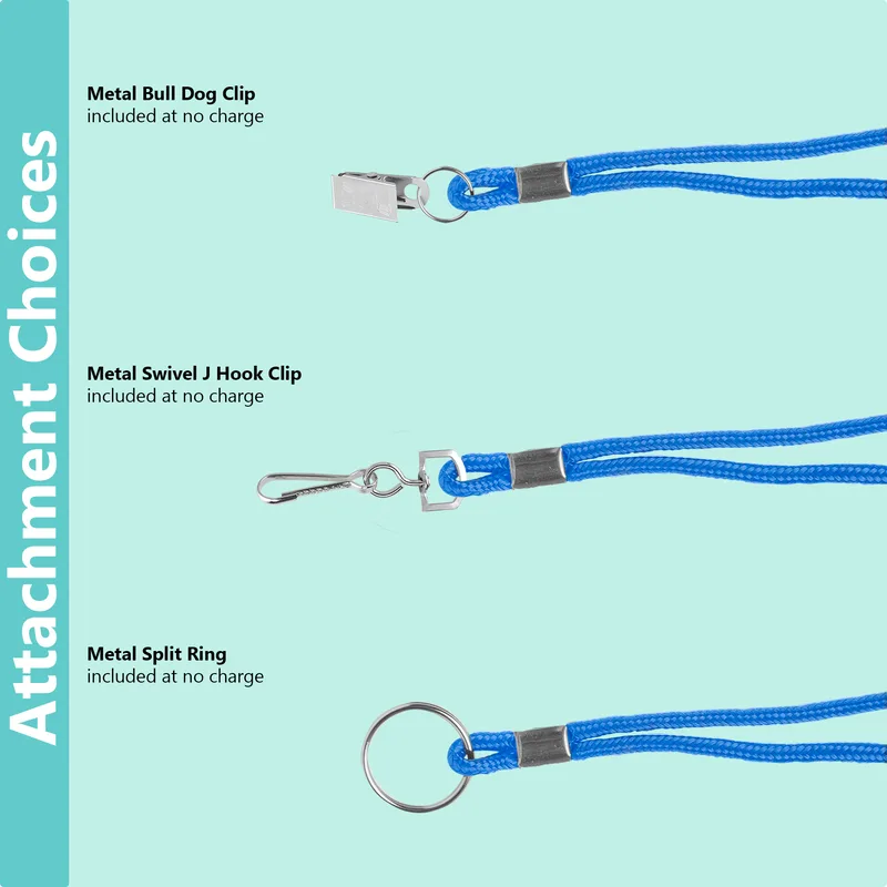 Braided "Bling" Lanyard w/swivel J hook