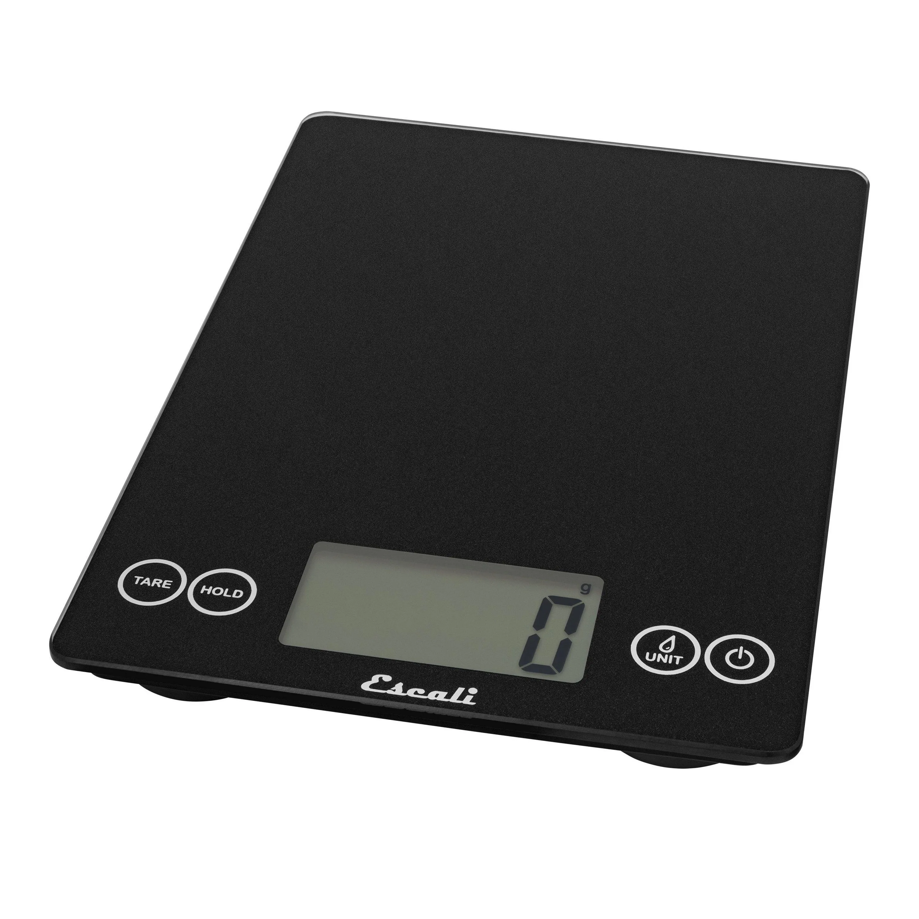 Escali Arti Glass Black Obsidian Digital Kitchen Scale