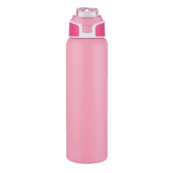 Rockford 28 oz Vacuum Bottle with Push up Lid & Handle view 2