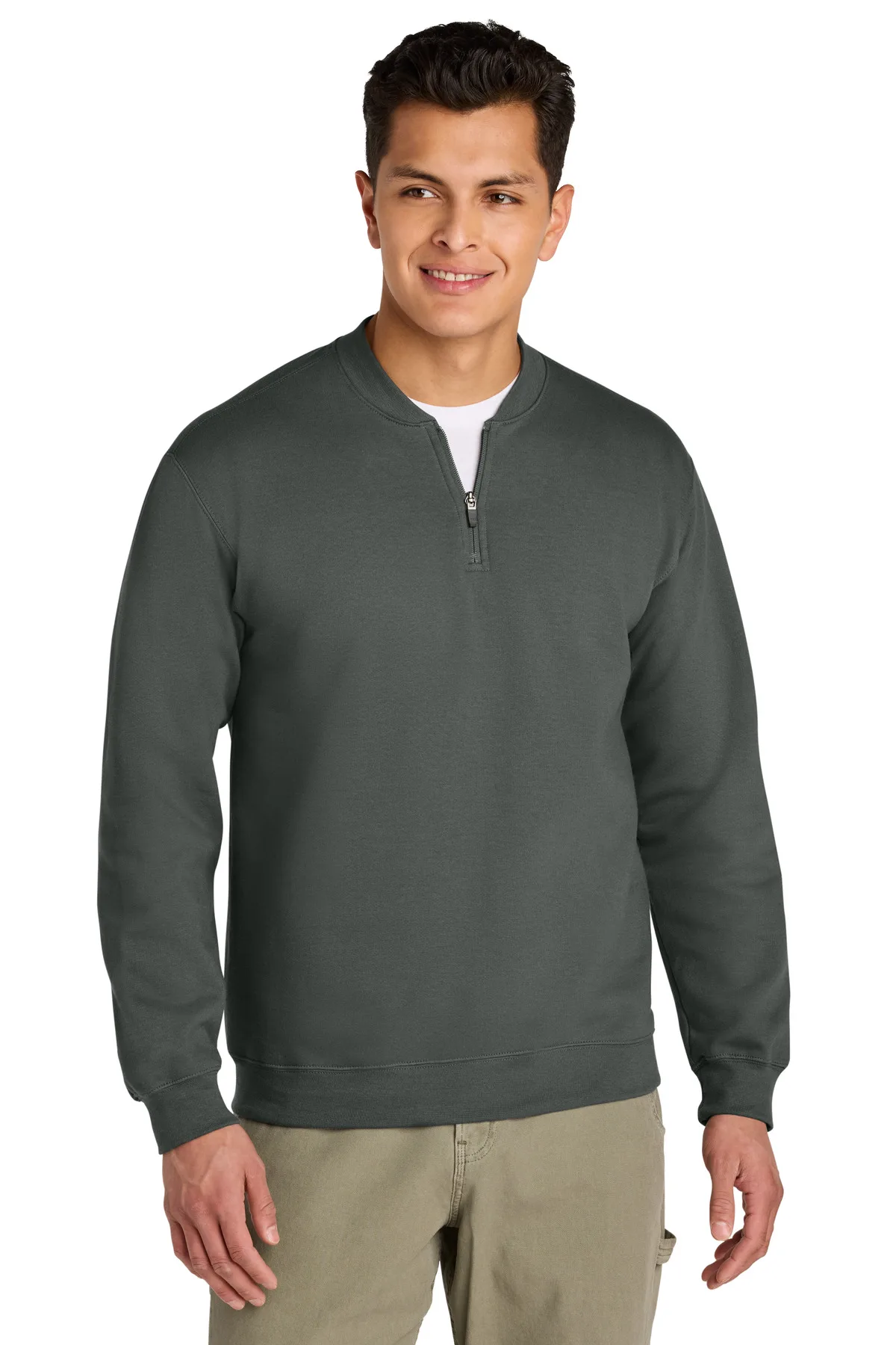 Gildan® Softstyle® Midweight Fleece 1/4-Zip view 3