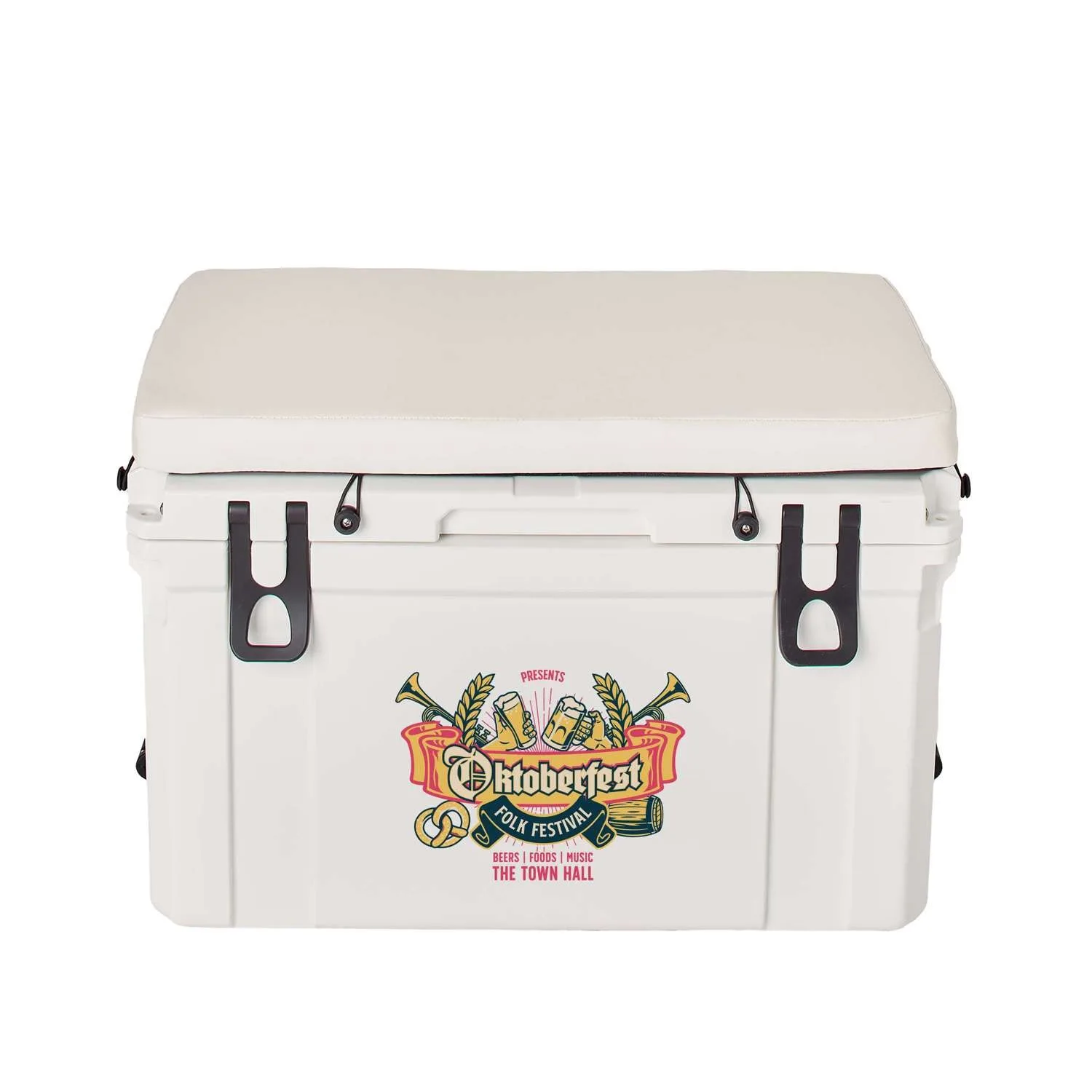 45L Bench Cooler, Front Imprint view 6