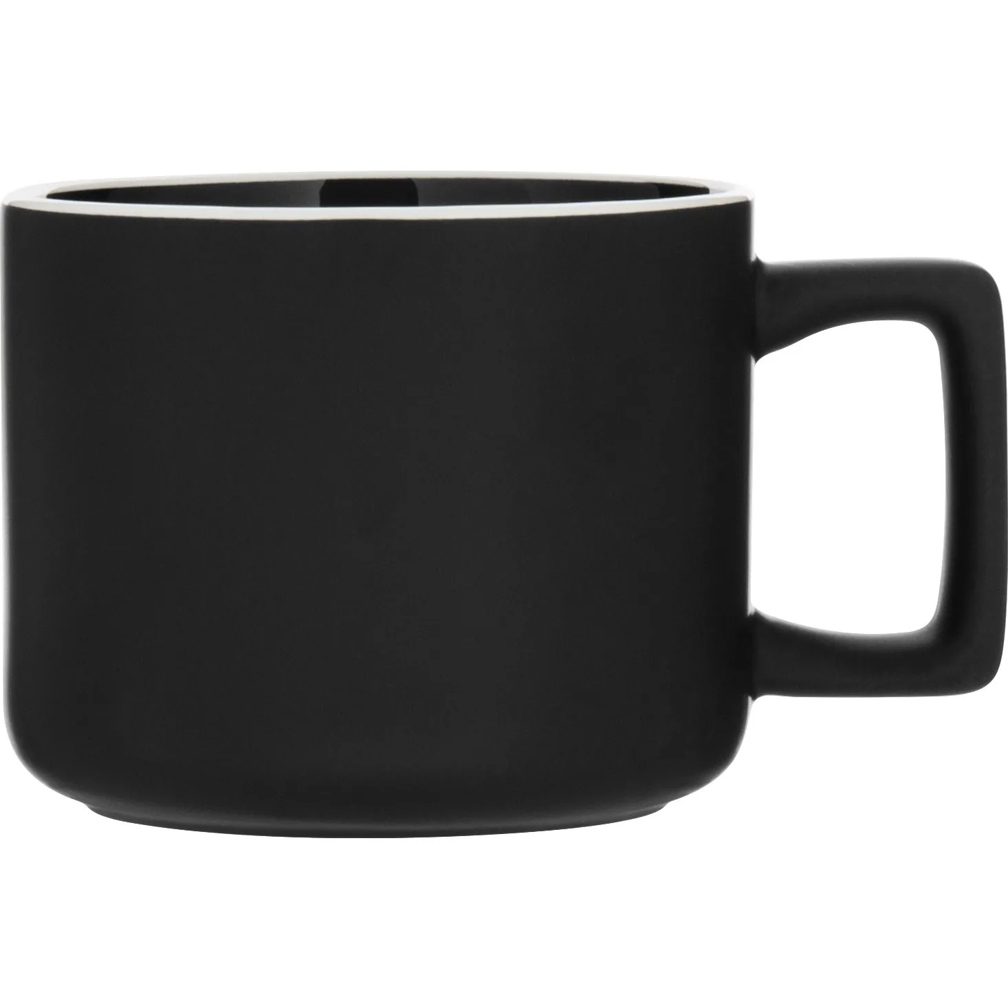 12 oz Helio Ceramic Mug (Matte Black) view 2