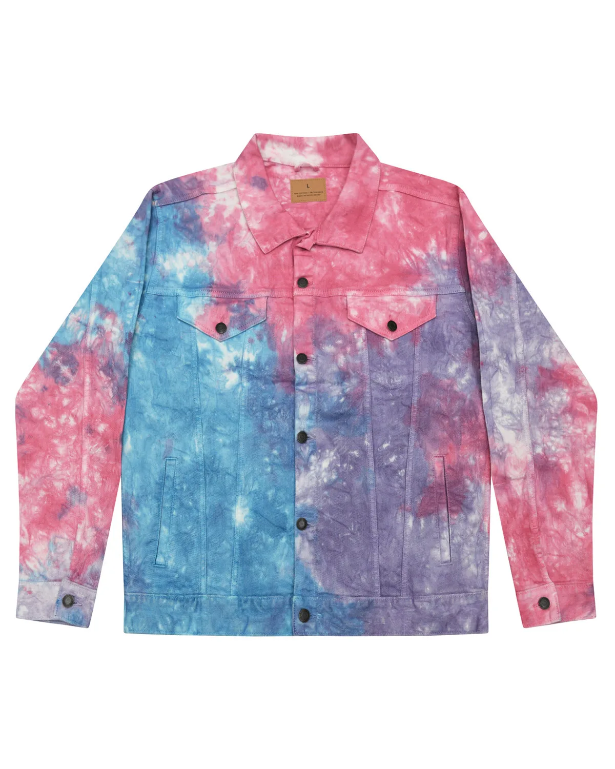 Tie-Dye Unisex Denim Jacket