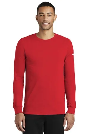 Nike Dri-FIT Cotton/Poly Long Sleeve Tee. view 5