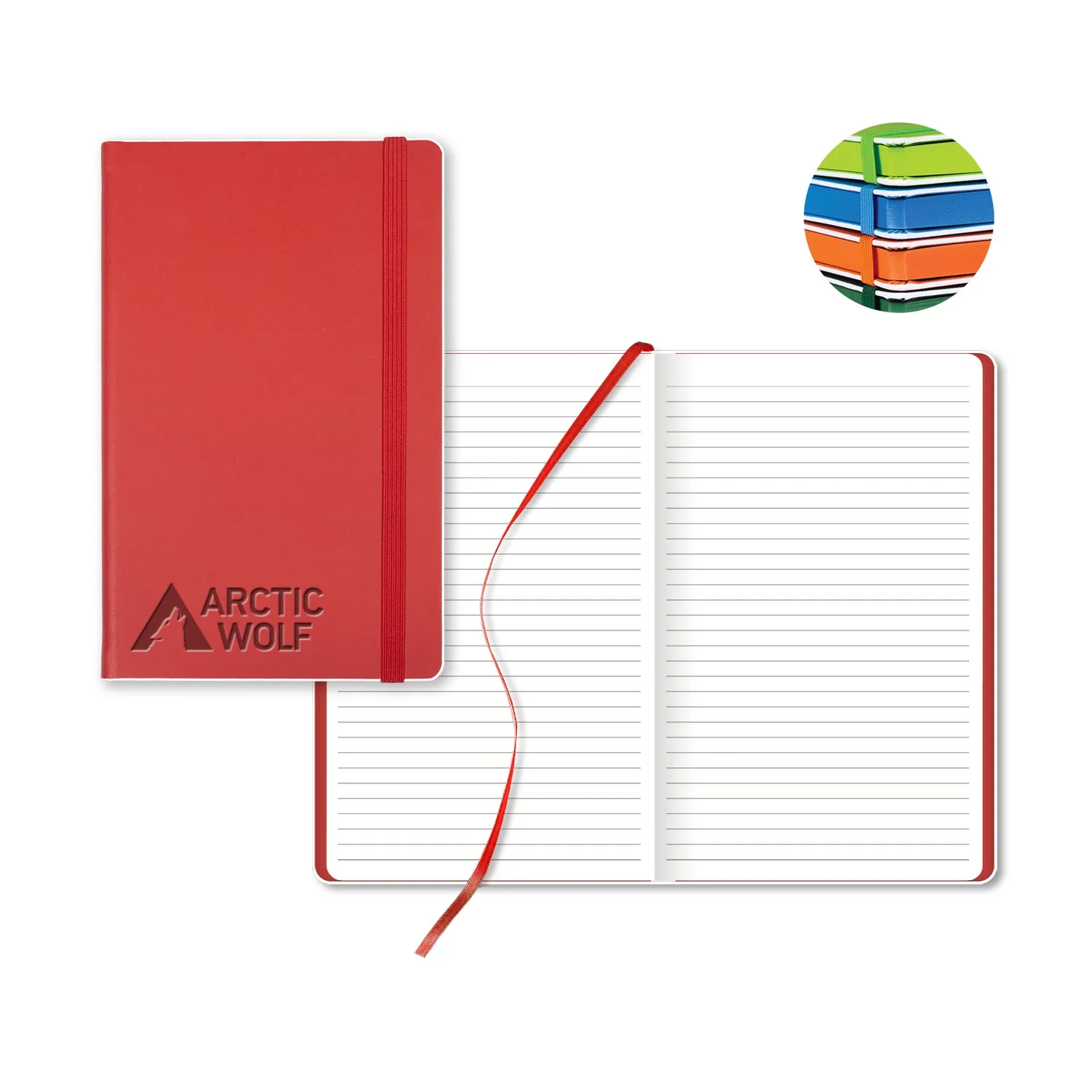 Castelli Color Laser Medio Lined White Page Journal view 7