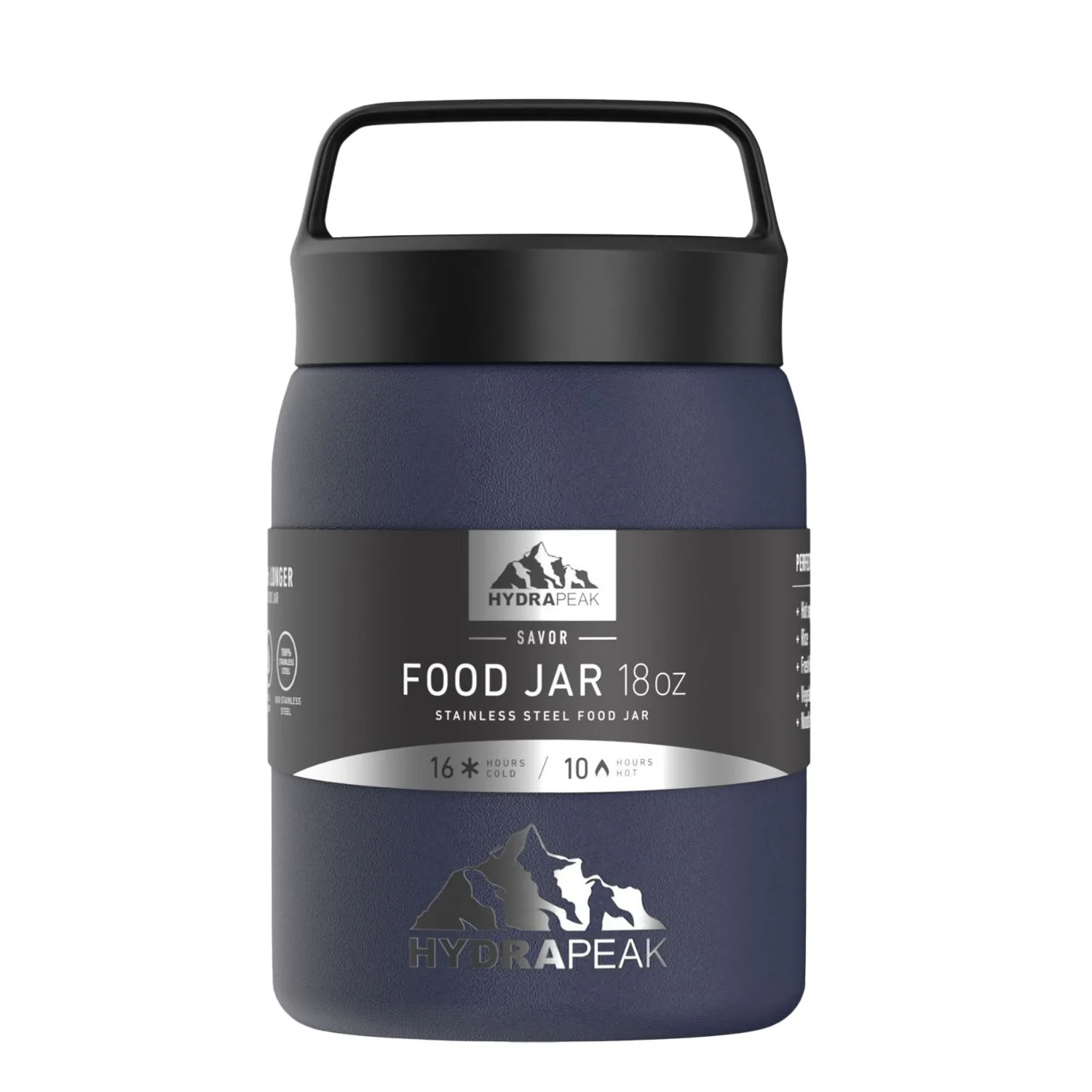 18 oz Hydrapeak® Stainless Steel Insulated Thermos Food Jar view 6