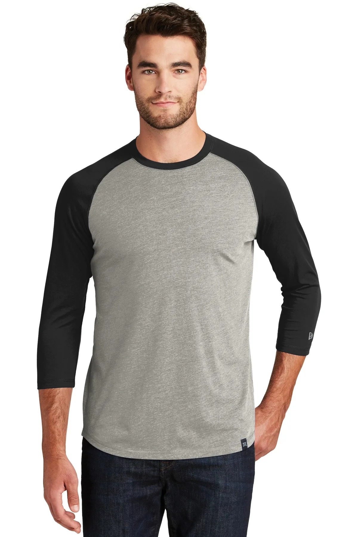 New Era ® Heritage Blend 3/4-Sleeve Baseball Raglan Tee.