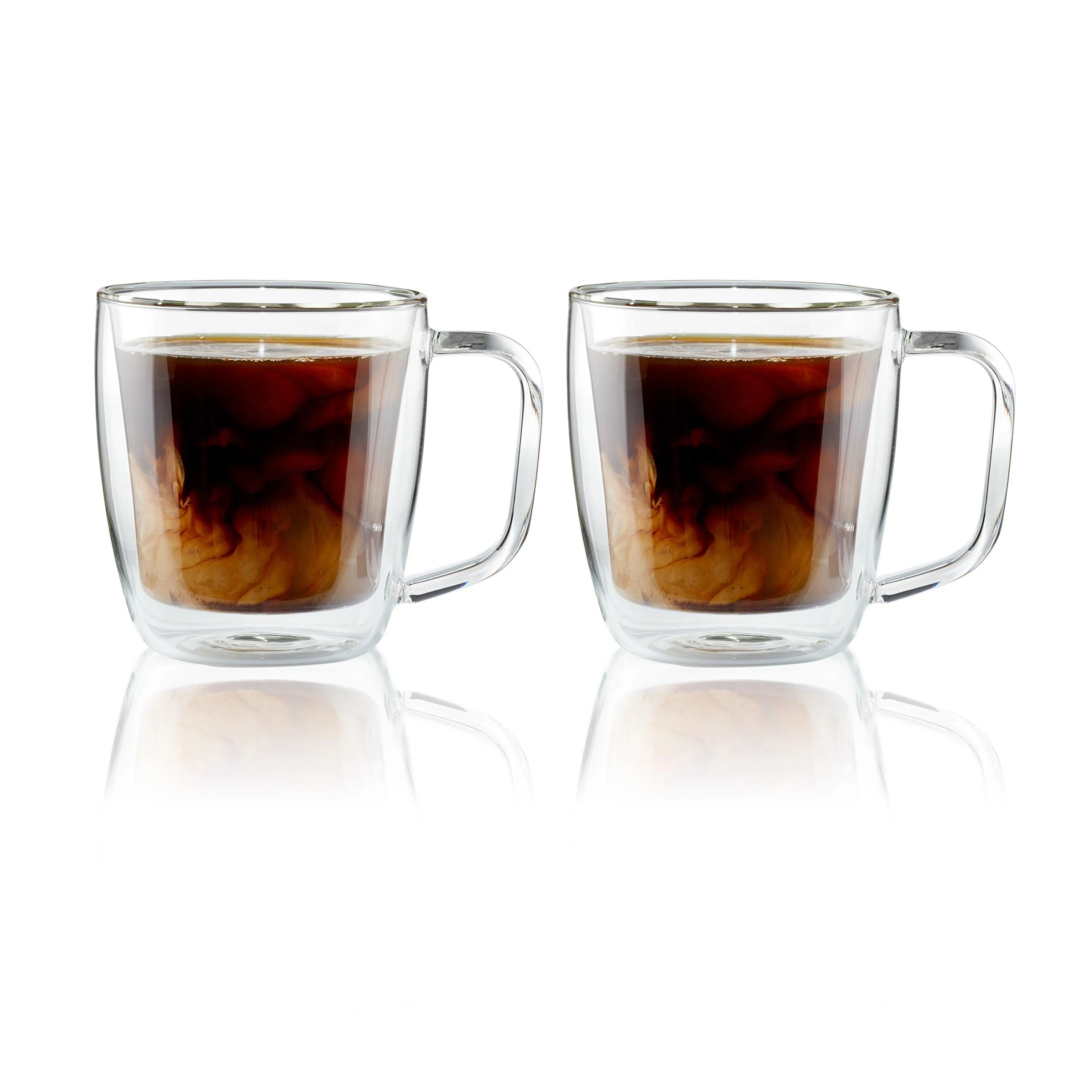 Henckels 2 Piece Cafe Roma Double Wall 12 Oz. Coffee Mug Set