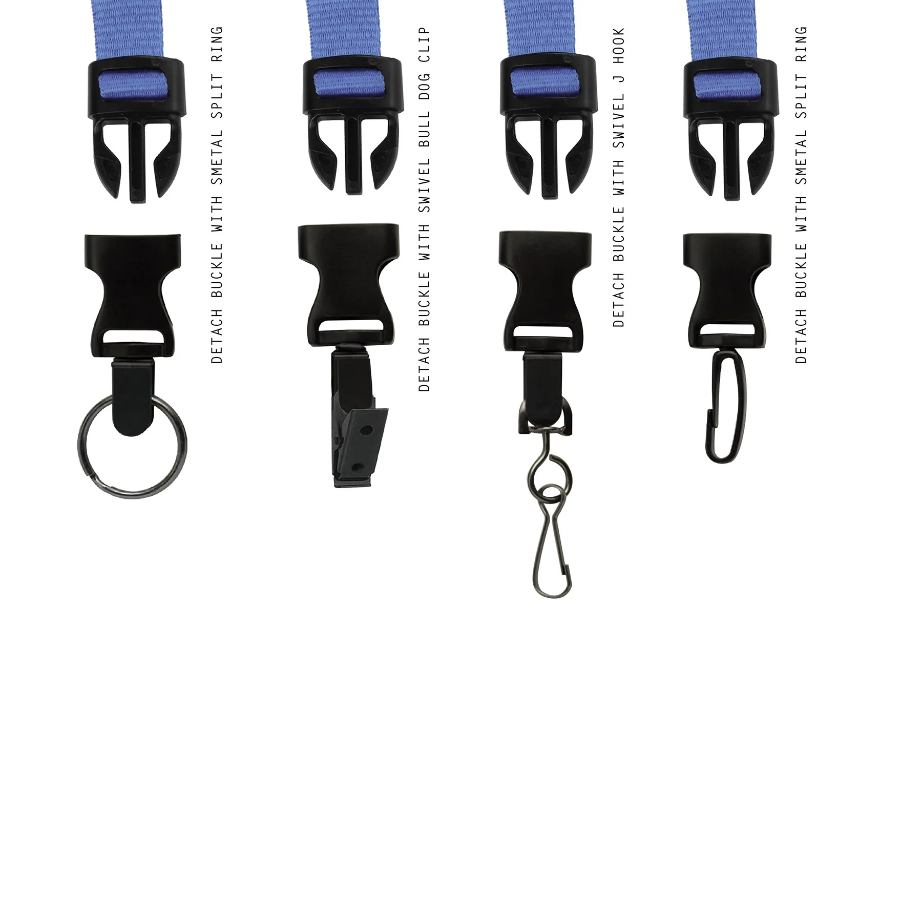 5/8" OptiWeave Silk Screen Lanyard view 2