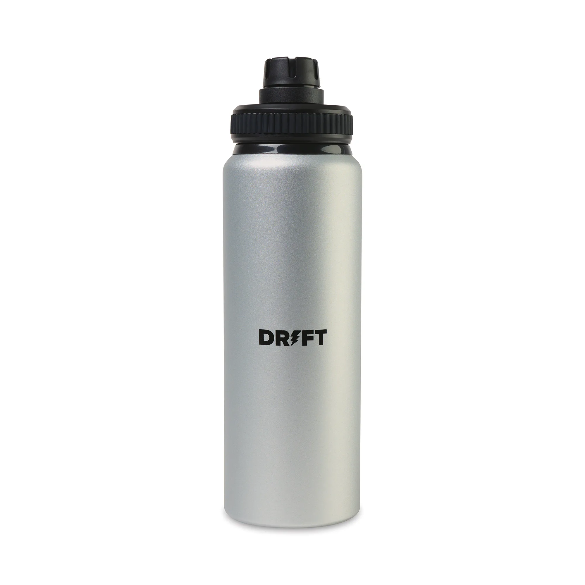 Jett Aluminum Chug Lid Hydration Bottle - 32 Oz. - Silver