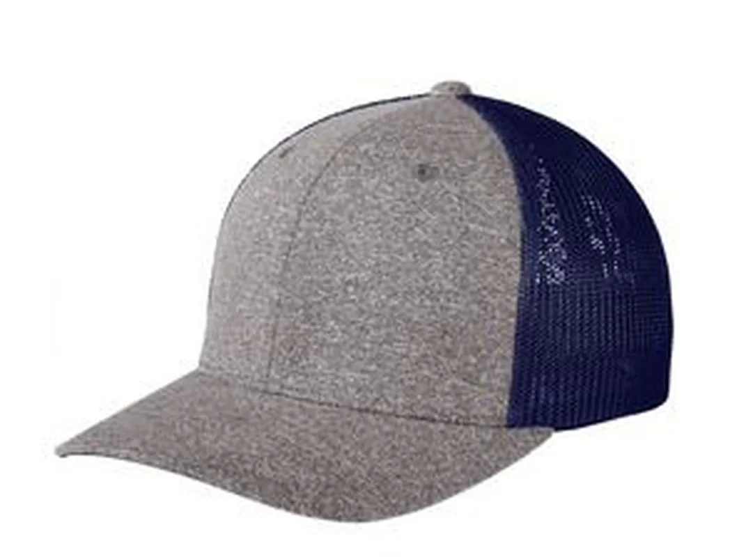 Port Authority ® Flexfit ® Melange Mesh Back Trucker Cap