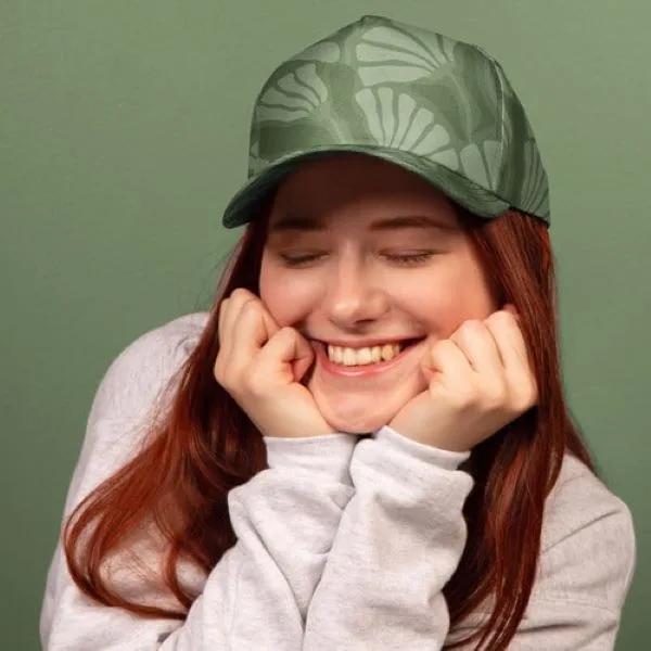 5-Panel Hat - Curved Brim - Structured - Poly Twill 4cp