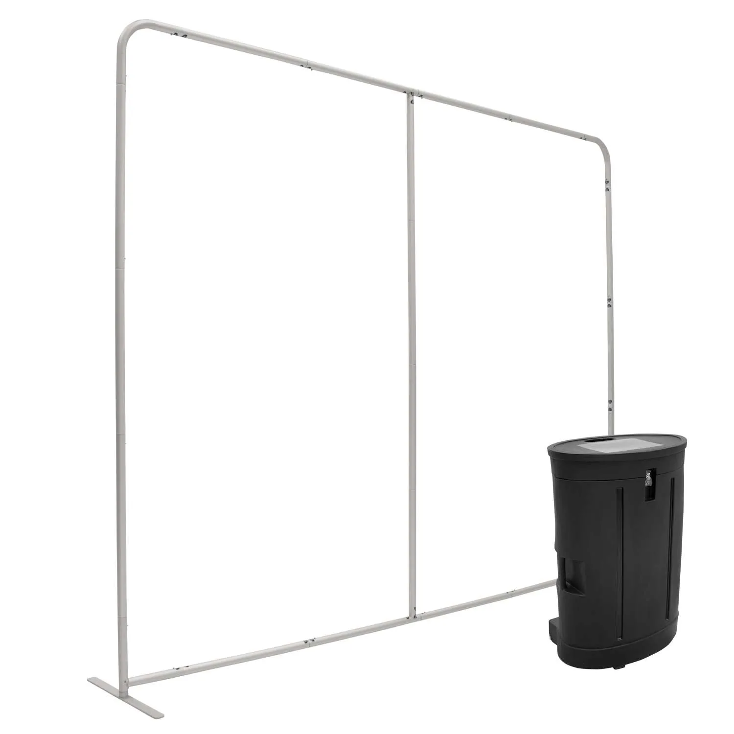 10'W x 90"H EuroFit Straight Wall Plus Hardware Kit