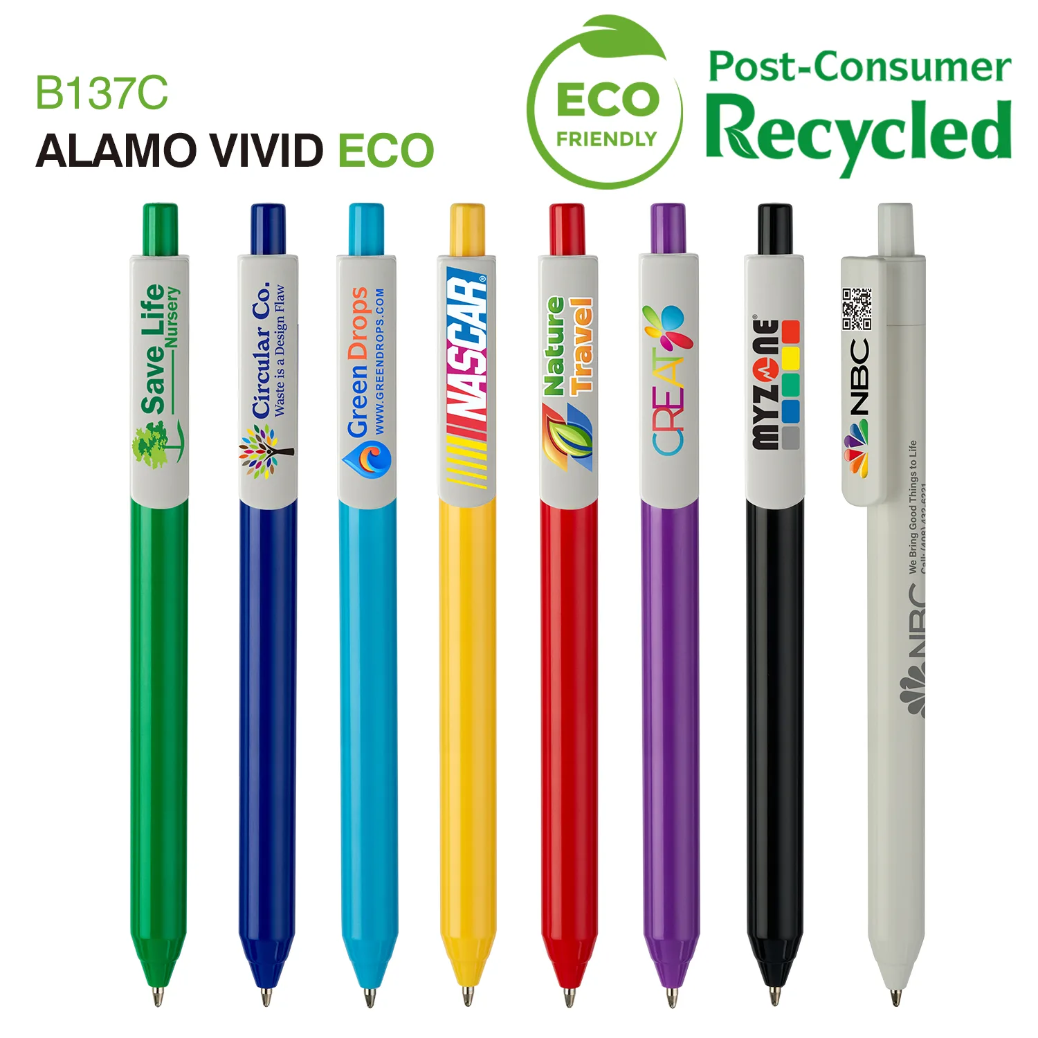 Alamo Vivid Eco Pen with X-Large Clip