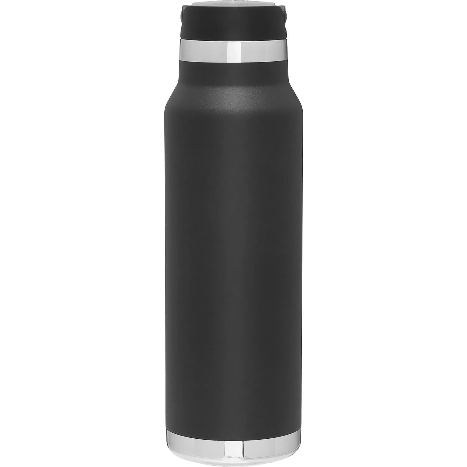 25 oz h2go Voyager Water Bottle (Matte Black) view 2