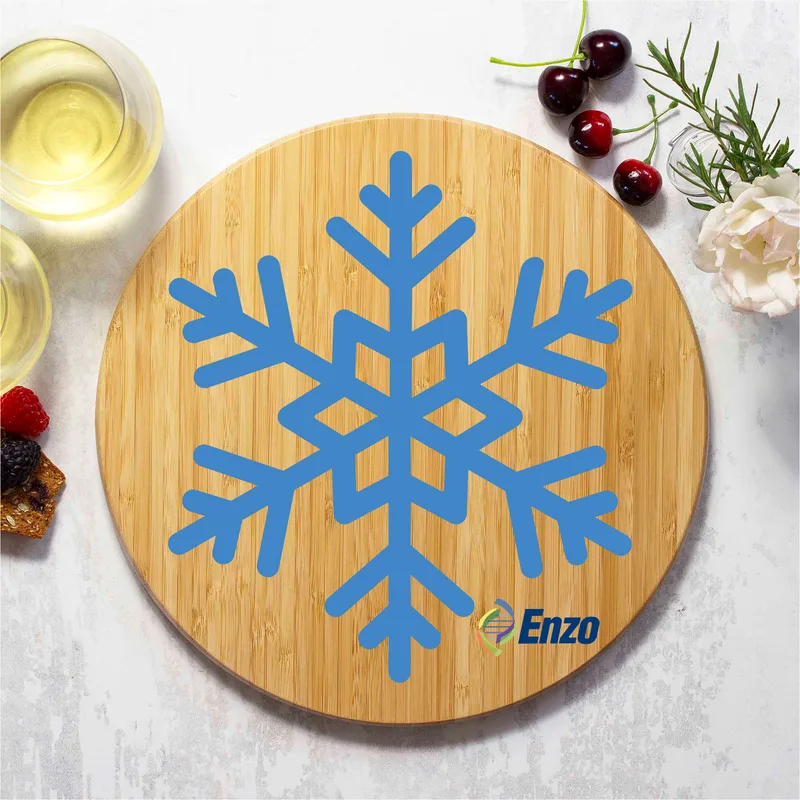 Holiday Snowflake Cutting and Serving Board view 3