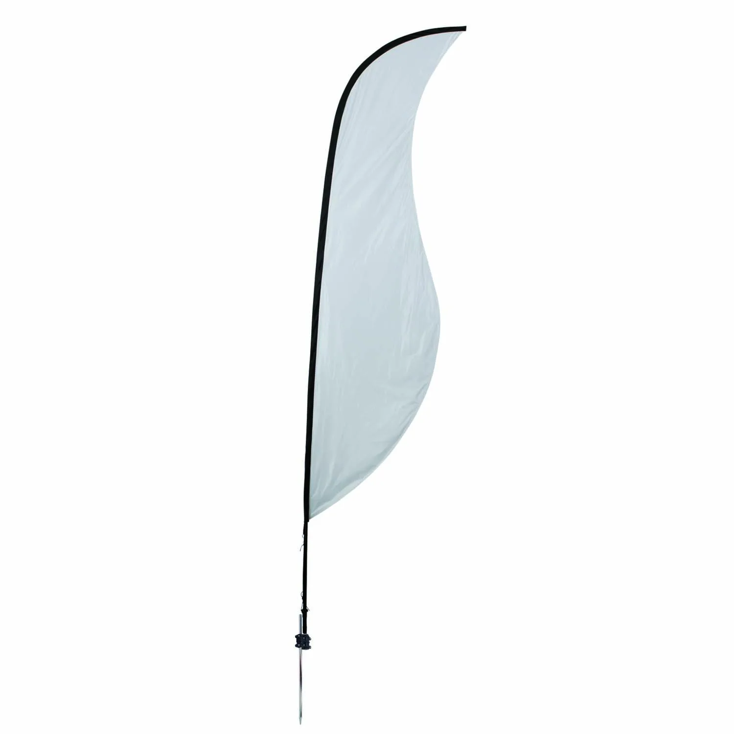 13' Premium Sabre Sail Sign Flag, 1-Sided, Ground Spike view 2