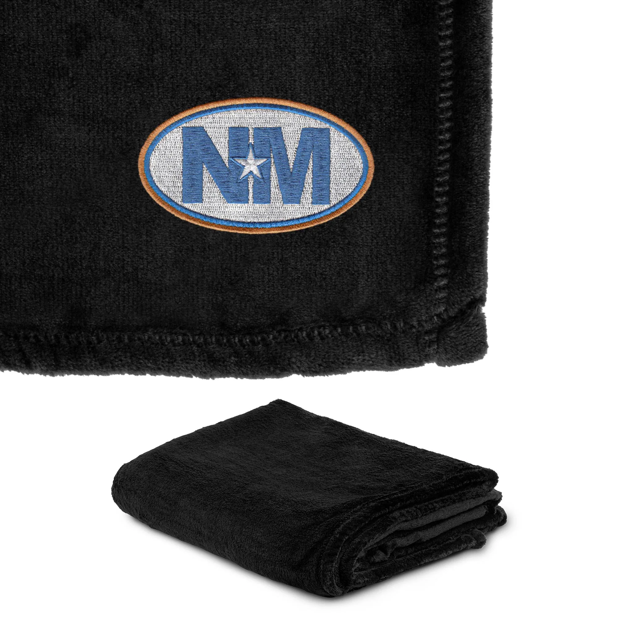 300g Mink Touch Embroidered Luxury Blanket 50" X 60" view 4