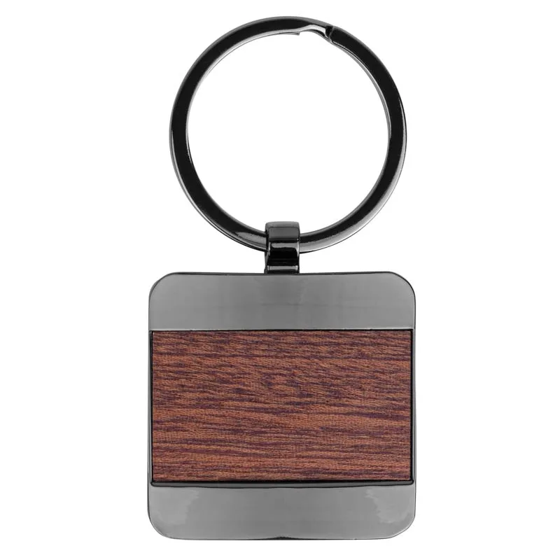 Bolton Square Wood Key Chain view 2
