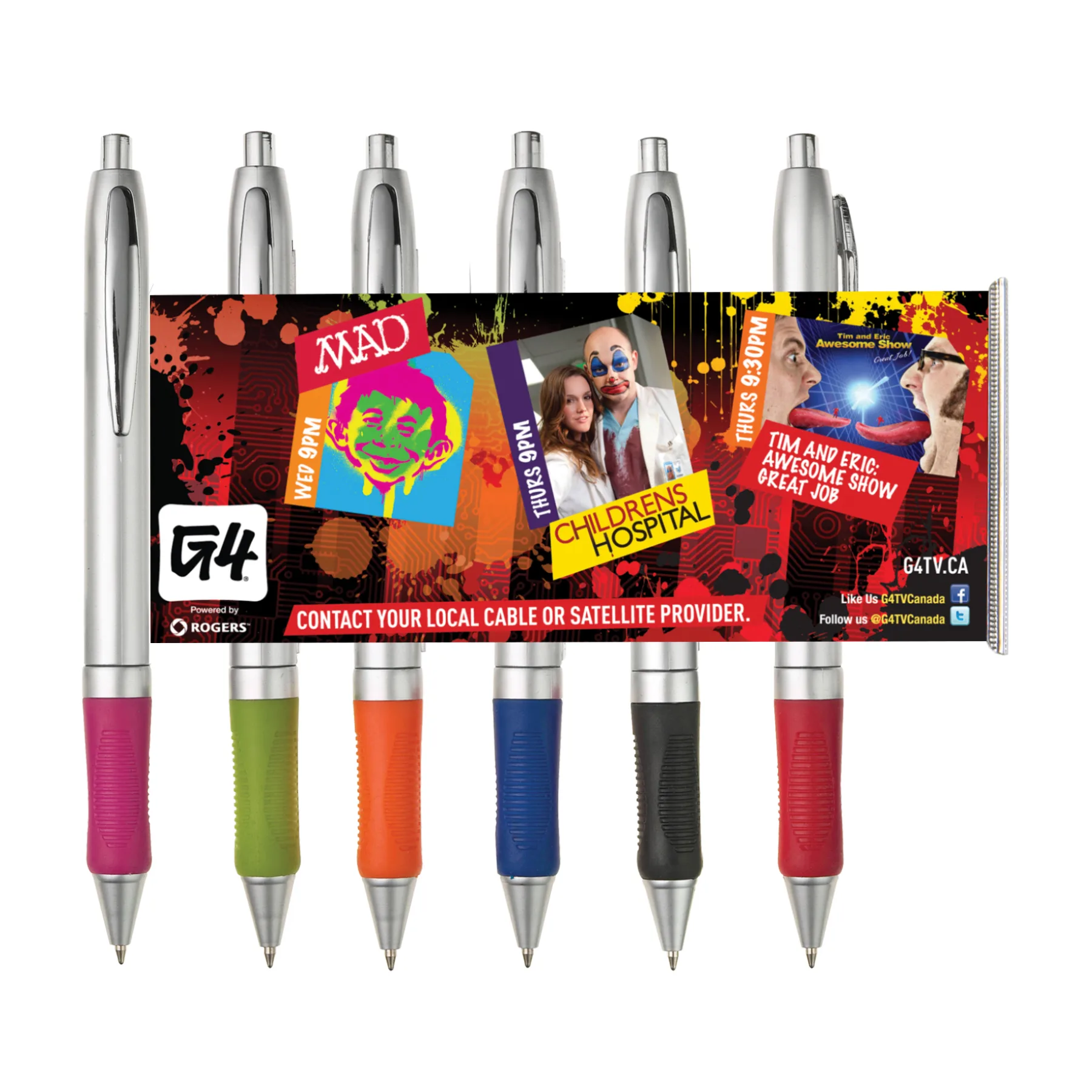 Metal Pull-Out Ad Pen (5-6 Weeks)
