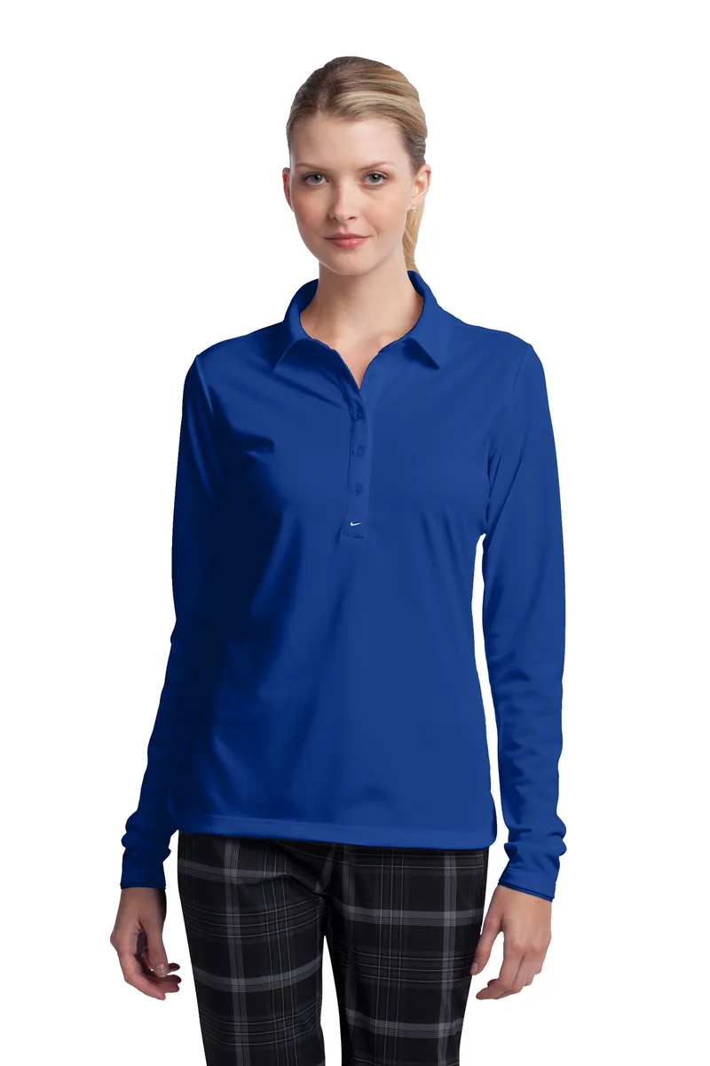 Nike Women's Long Sleeve Dri-FIT Stretch Tech Polo. view 2