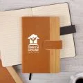 Bamboo Journal W/ Magnetic Closure & FSC Paper view 2