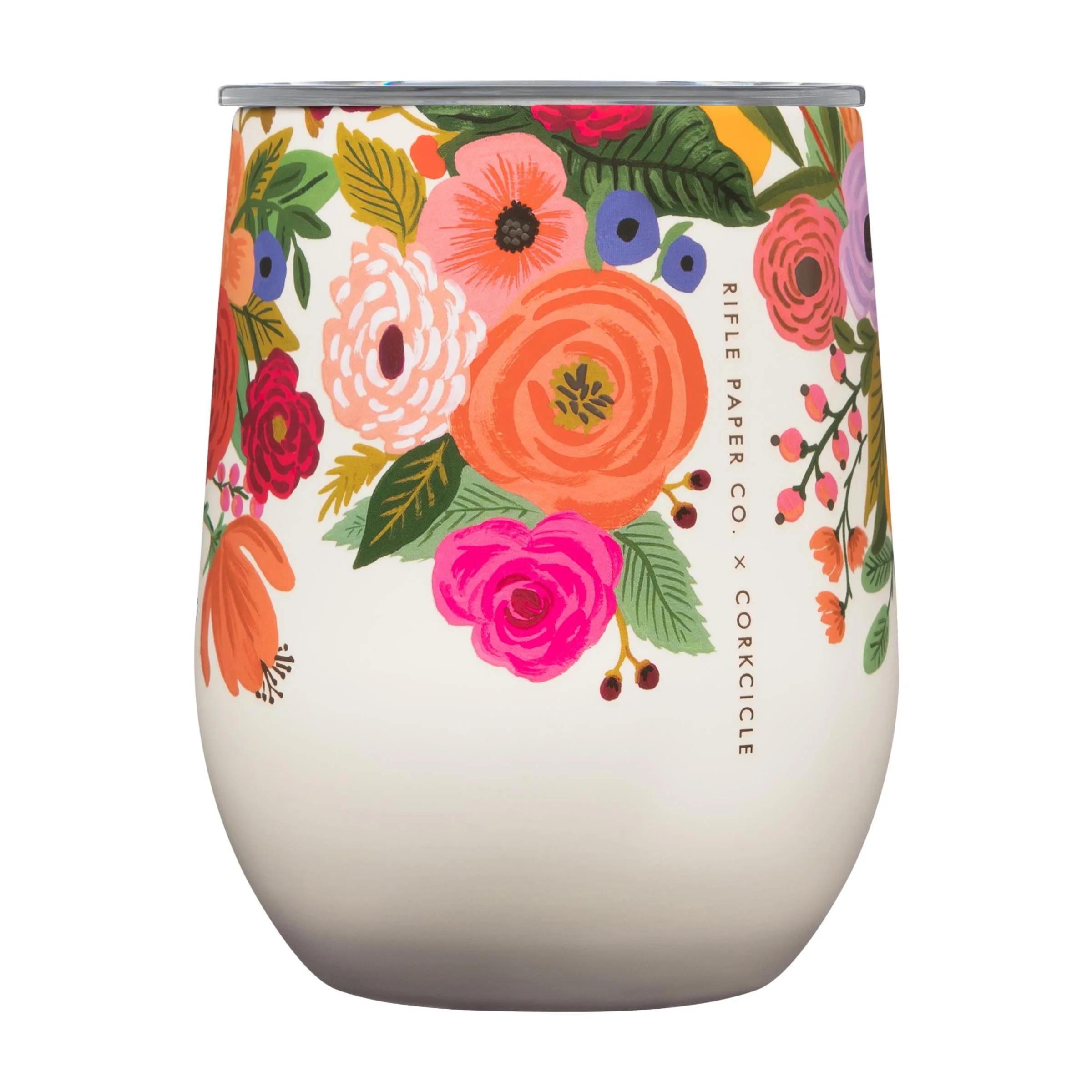Corkcicle 12 Oz. Stemless Wine Cup - Rifle Paper Garden Party