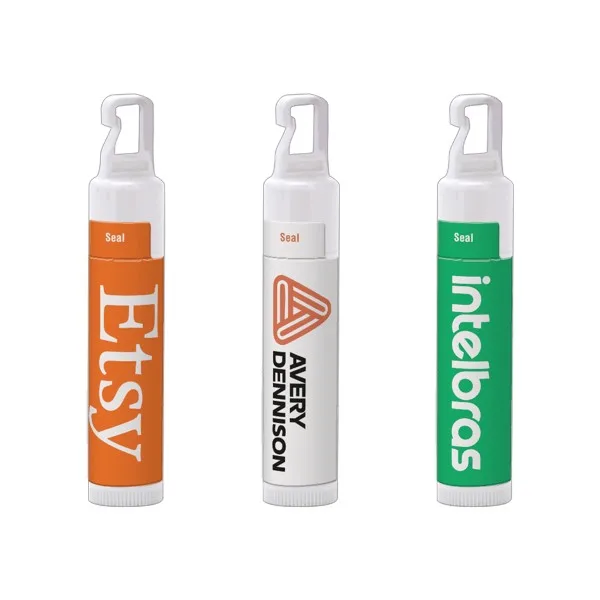 SPF 15 Lip Balm in White Tube with Hook Cap