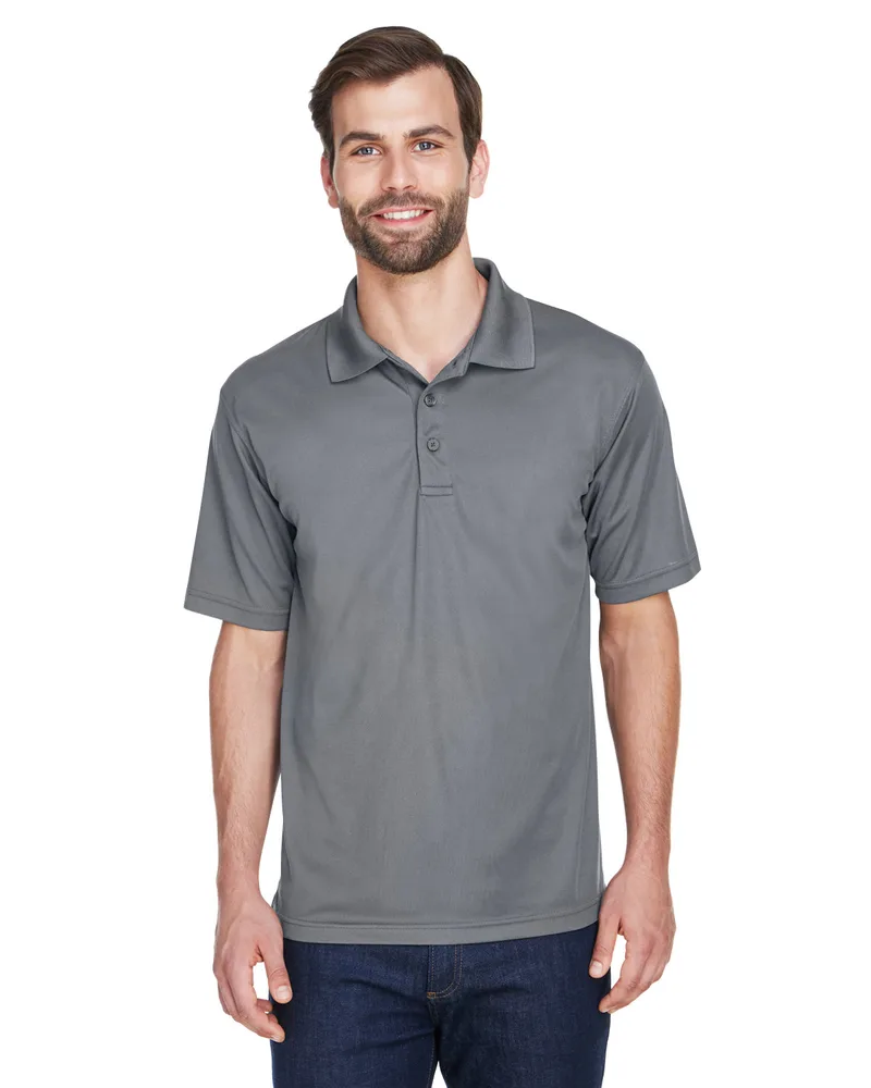 ULTRACLUB Men's Cool & Dry Mesh Piqué Polo view 4